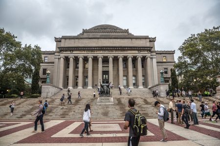Library Of Columbia University, New York City, Usa